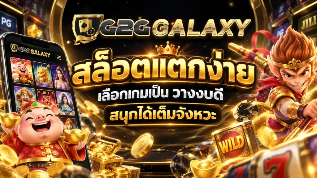 g2ggalaxy สล็อตแตกง่าย เลือกเกมเป็น วางงบดี สนุกได้เต็มจังหวะ